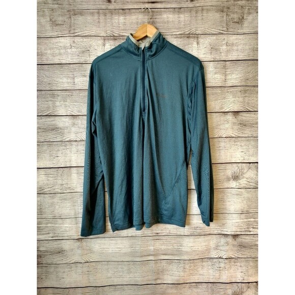Columbia Titanium Large Blue  Lightweight Pullover Zip Up Jacket - Picture 1 of 6